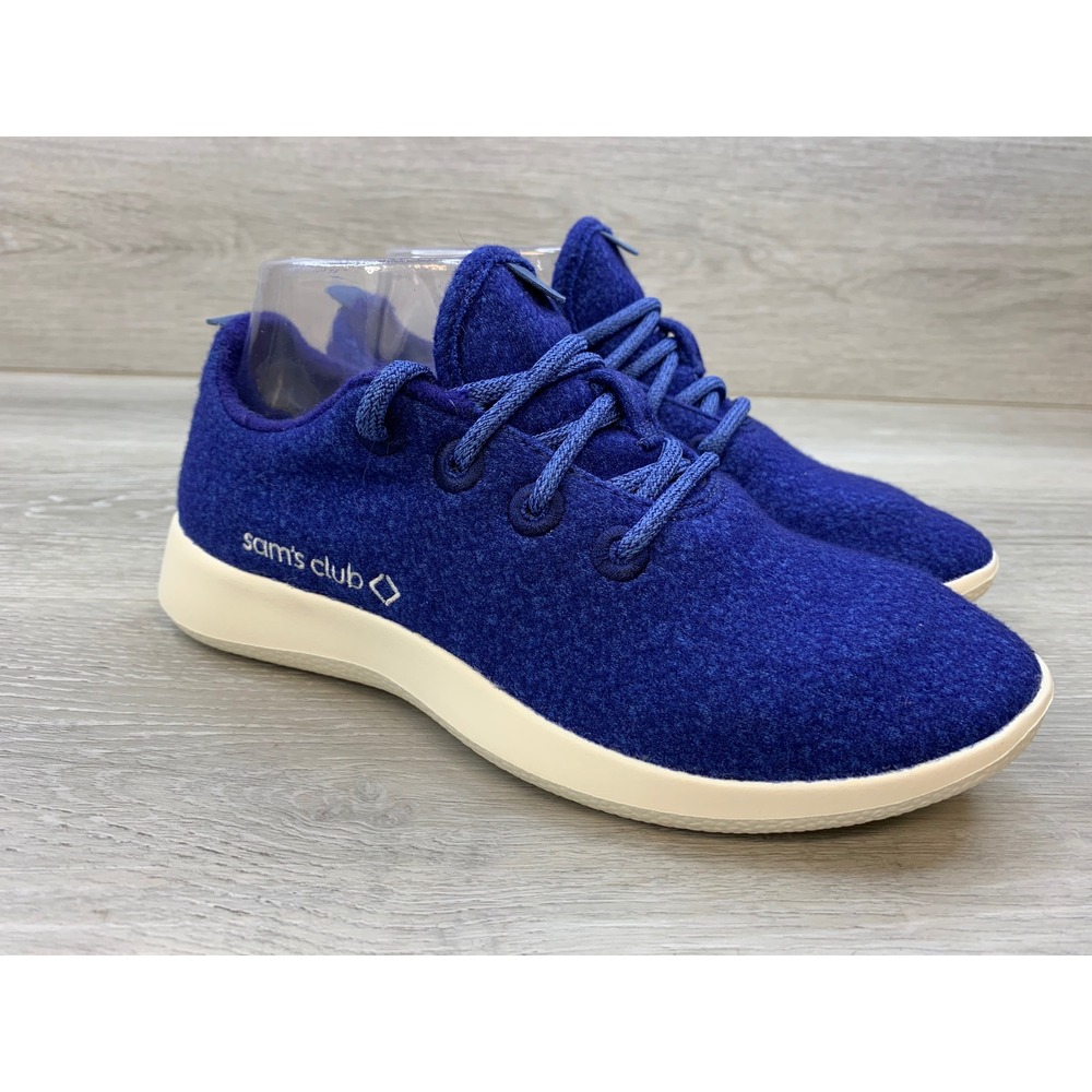 Allbirds Wool Runners Royal Blue Sams Club Logo Women's 7 Sneakers Shoes